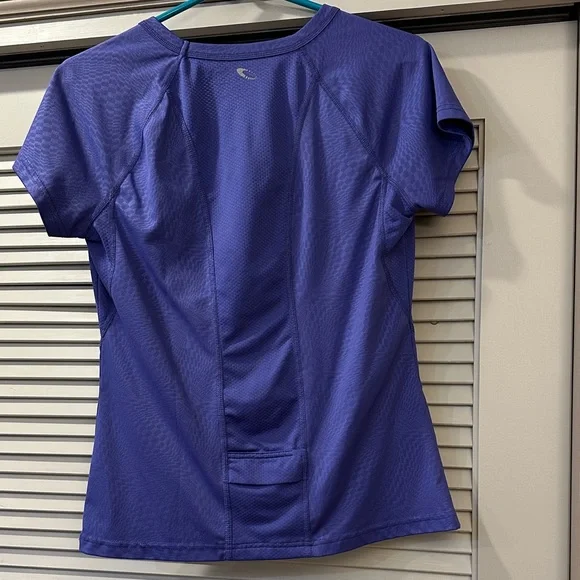 Tek Gear Purple V-Neck Women's Tee - Picture 3 of 10